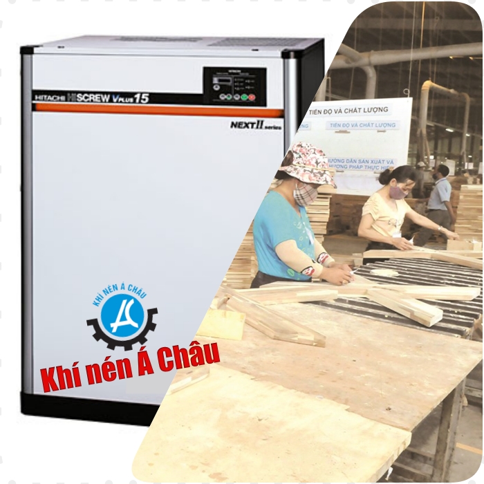 sử dụng máy nén khí