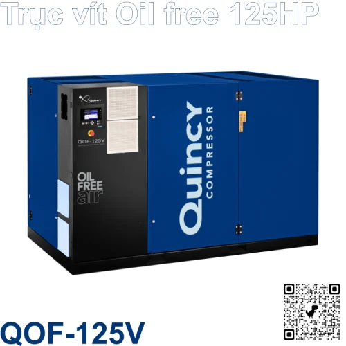 Máy nén khí trục vít oil free QOF-125V Quincy