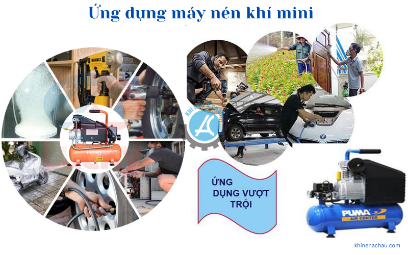 ứng dụng máy nén khí mini