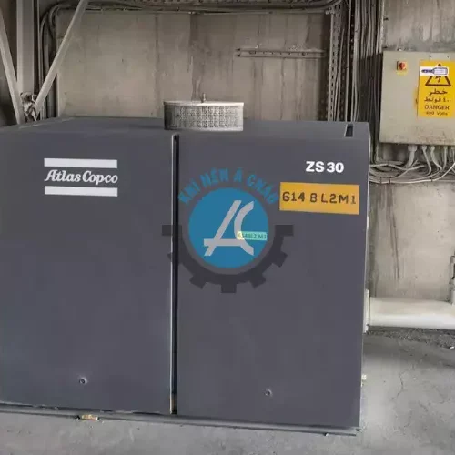 Máy thổi trục vít Atlas Copco ZS30 tại nhà máy xi măng