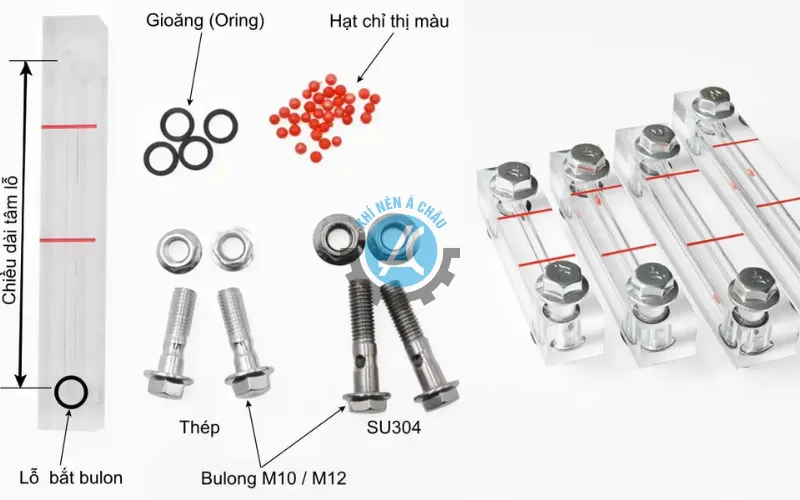 Thông số thước thăm dầu dạng thanh 