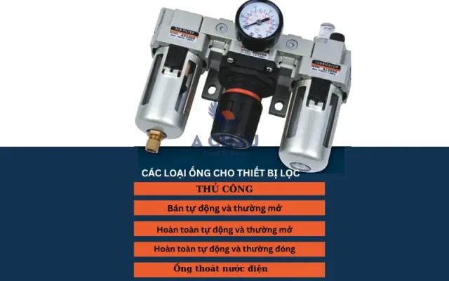 Các loại ống bộ lọc khí nén