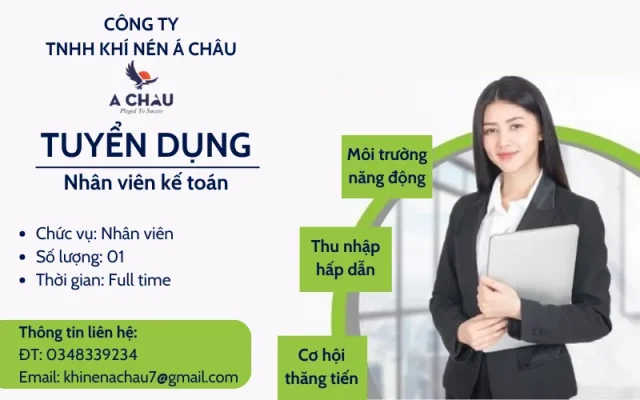 Tuyển dụng nhân viên kế toán nội bộ